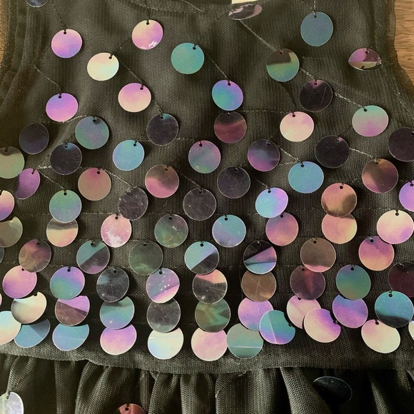 Cat & Jack kids sequined dress - sz 6 - Picture 3 of 5
